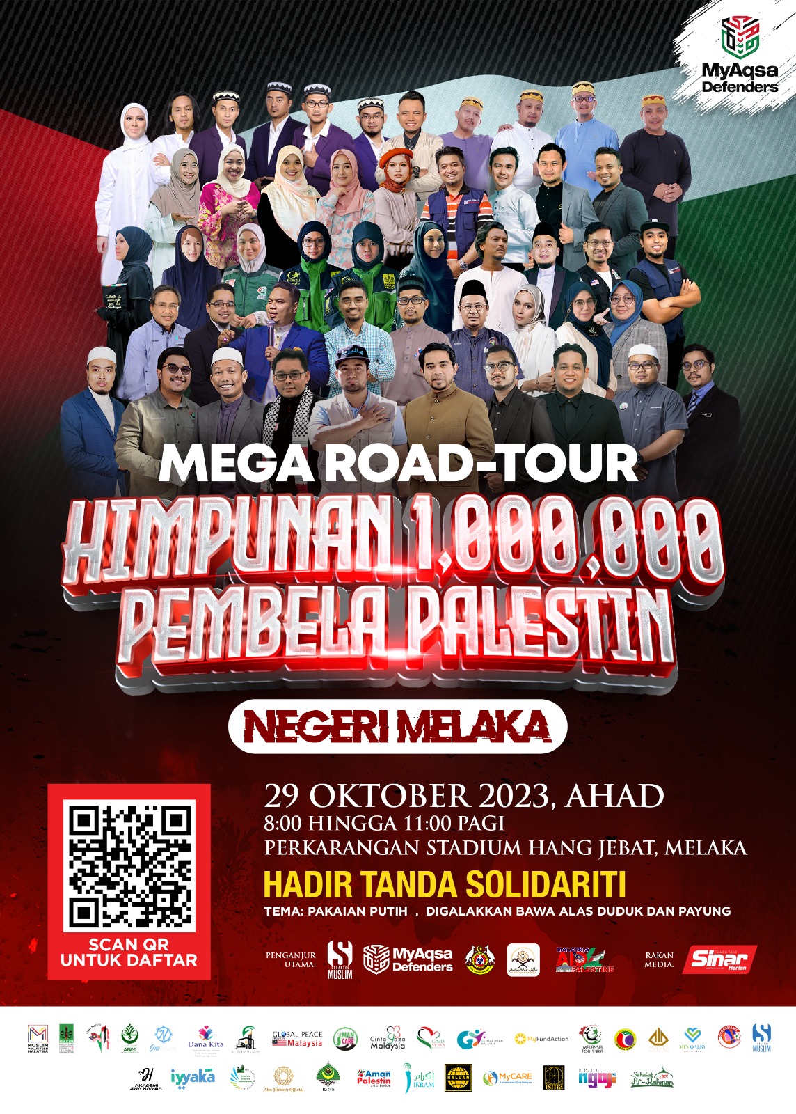 Melaka Negeri Pertama Anjur Mega Road Tour Himpunan Pembela