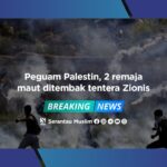 Peguam Palestin, 2 remaja maut ditembak tentera Zionis