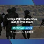 Remaja Palestin ditembak mati tentera Israel