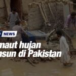 77 maut hujan monsun di Pakistan