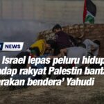 Polis Israel lepas peluru hidup terhadap rakyat Palestin bantah ‘perarakan bendera’ Yahudi