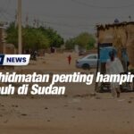 Perkhidmatan penting hampir lumpuh di Sudan