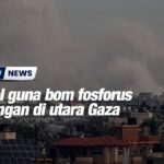 Israel guna bom fosforus serangan di utara Gaza