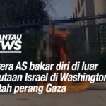 Tentera AS bakar diri di luar Kedutaan Israel di Washington bantah perang Gaza
