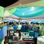 Agihan pek makanan kepada 100 orang penduduk di Sabah